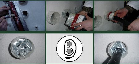 Empty ducts or filled by 1 or 2 cables/wires: 